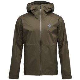Black Diamond Fineline Stretch Shell Jacket Herre M Grå/Brun Skaljakker