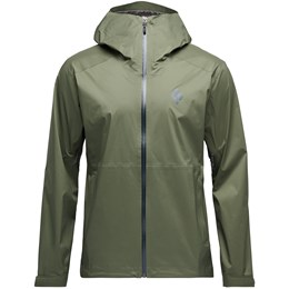 Black Diamond Fineline Stretch Shell Jacket Herre S Grøn Skaljakker