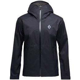 Black Diamond Fineline Stretch Shell Jacket Herre S Sort Skaljakker