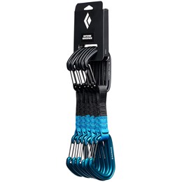 Black Diamond HotWire Quickpack 12 cm, 6-pack Blå Quickdraws