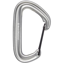 Black Diamond LiteWire Carabiner Grå Karabiner