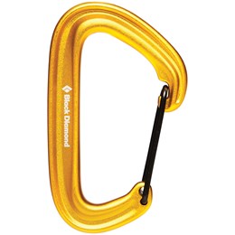 Black Diamond LiteWire Carabiner Gul Karabiner