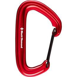 Black Diamond LiteWire Carabiner Rød Karabiner