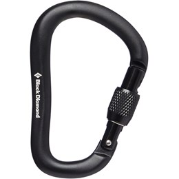 Black Diamond RockLock Screwgate Carabiner Sort Karabiner