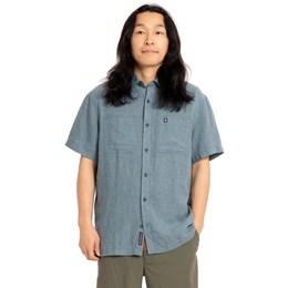 Black Diamond Scenic Route SS Shirt Herre M Blå Skjorter