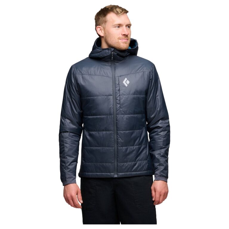 Black Diamond Solution 2.0 Hoody Herre M Grå/Sort Fiberjakker