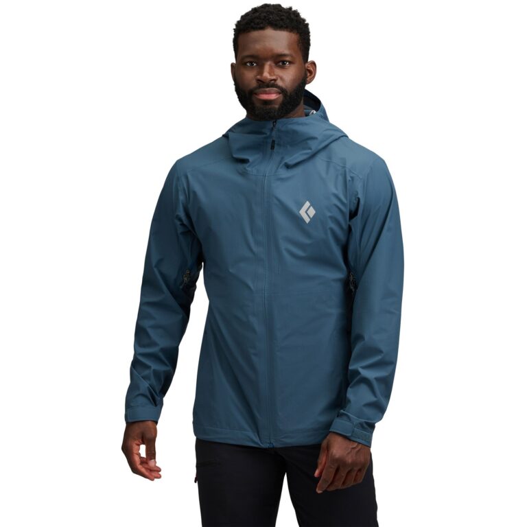 Black Diamond Strataline Stretch Shell Jacket Herre M Blå Skaljakker