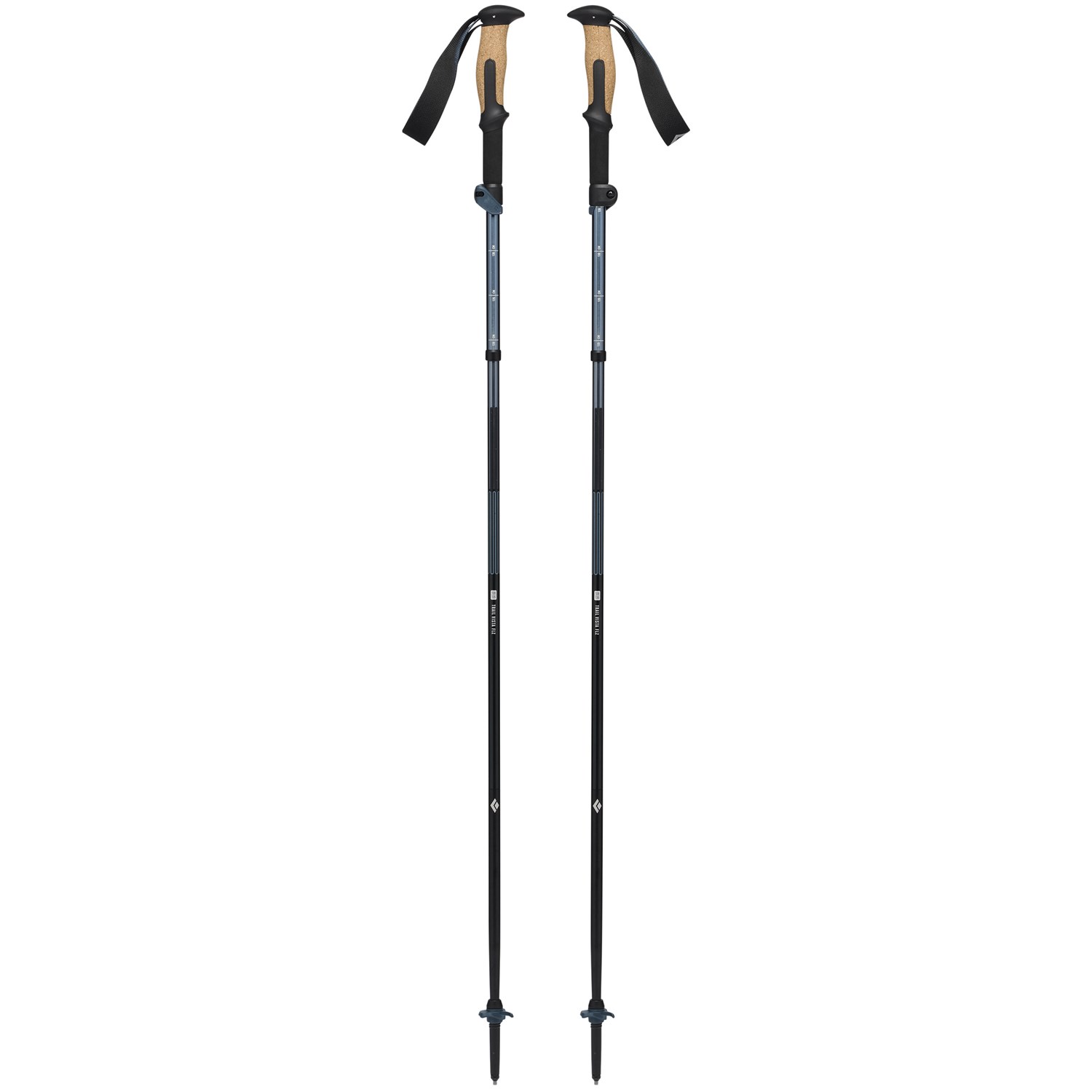 Black Diamond Trail Vista FLZ Vandrestave 95-110 cm Blå Vandrestave