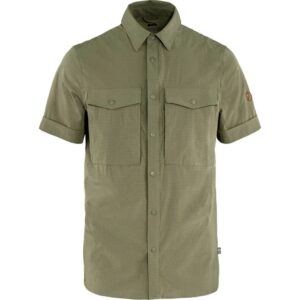 Black Friday: Fjällräven Abisko Trekking Shirt SS Herre / Mænd-light olive-M - Skjorter