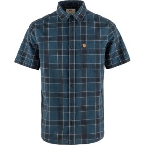 Black Friday: Fjällräven Övik Travel Shirt Herre / Mænd-indigo blue/dark navy-M - Skjorter