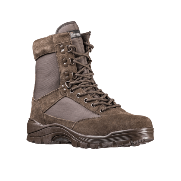 Brune vandrestøvler til mænd | Brown Tactical Boots W. YKK Zipper - Mil-Tec - 10