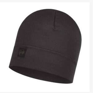 Buff Heavyweight Beanie Merino-solid black - Hue