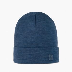 Buff Heavyweight Beanie Merino-solid indigo - Hue