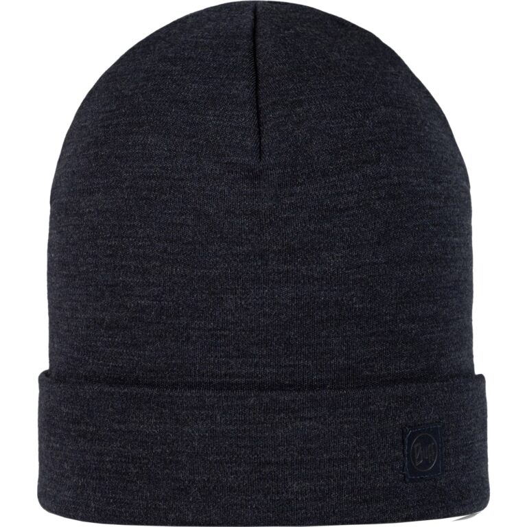Buff Merino Wool Heavyweight Beanie O/S Blå Huer & pandebånd