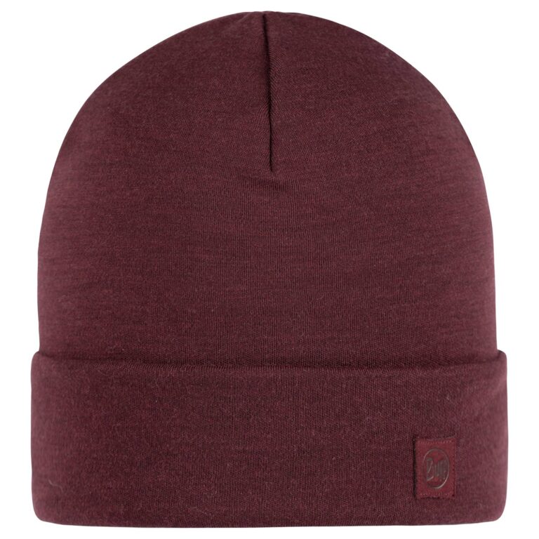 Buff Merino Wool Heavyweight Beanie O/S Rød Huer & pandebånd