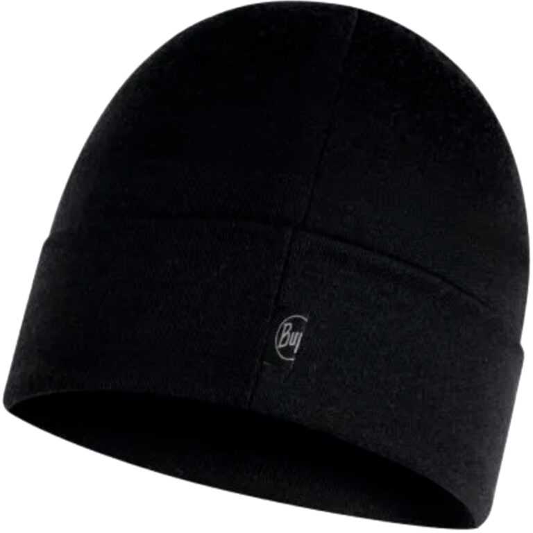 Buff Merino Wool Heavyweight Beanie O/S Sort Huer & pandebånd