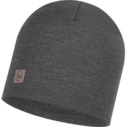 Buff Merino Wool Heavyweight Beanie Unisex O/S Grå Huer & pandebånd