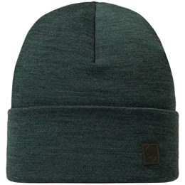 Buff Merino Wool Heavyweight Beanie Unisex O/S Grøn Huer & pandebånd