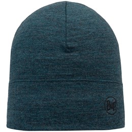 Buff Merino Wool Midweight Beanie Unisex O/S Grøn/Blå Huer & pandebånd