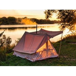 Bushmen Baker Tent 8.1, 5-Personers Telt Beige 4-8 personer