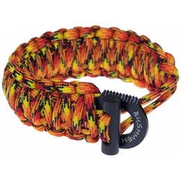 Bushmen Survival Bracelet 6M Rød Optænding