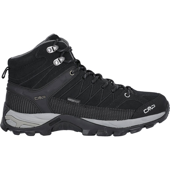 CMP Rigel Mid WP Outdoor Herre / Mænd, black/grey-44 - Vandrestøvler