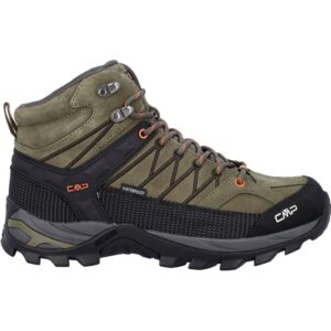 CMP Rigel Mid WP Outdoor Herre / Mænd, olive/flame-42 - Vandrestøvler