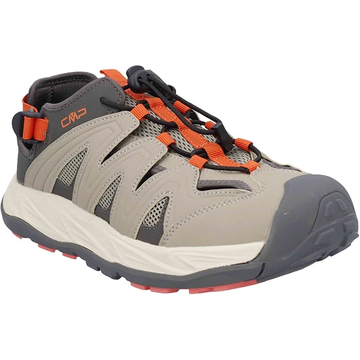 CMP Trekkor Hiking sandal, grey-corda-orange-42 - Sandaler