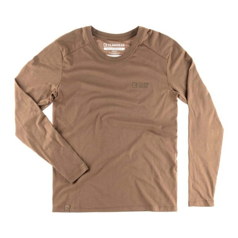 Clawgear Basic Tee LS Langærmet t-shirt - XS - Coyote