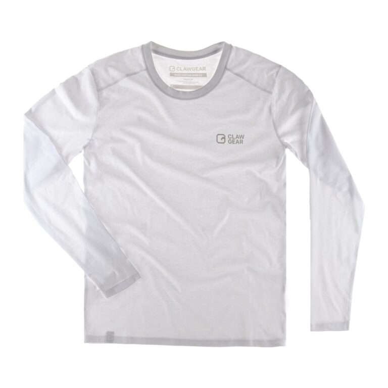 Clawgear Basic Tee LS Langærmet t-shirt - XS - White