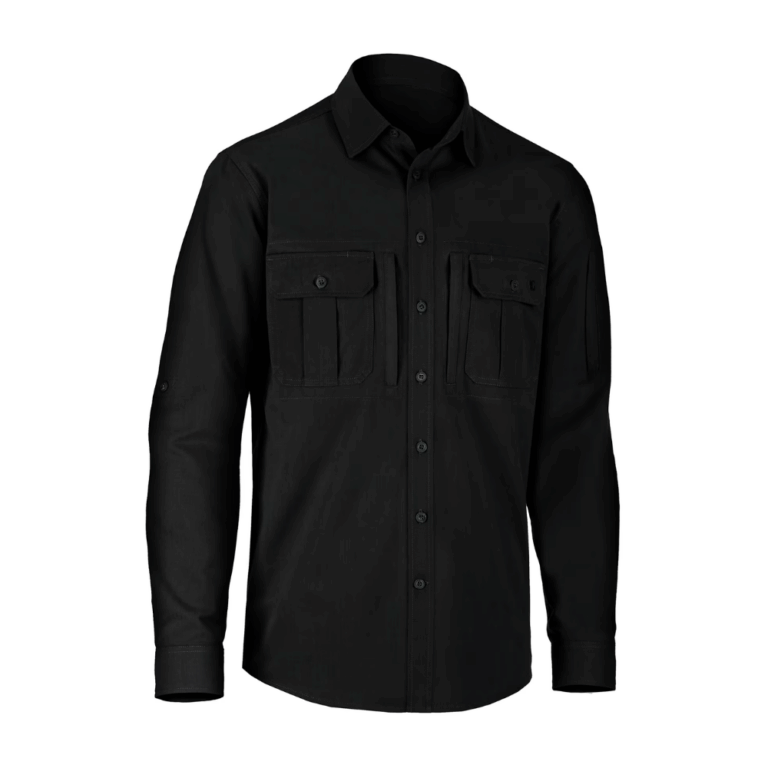 Clawgear Picea Shirt LS Langærmet taktisk skjorte - S - Black