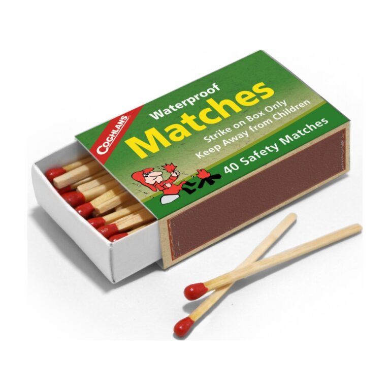 Coghlan's Waterproof Matches Tændstikker - 10 æsker