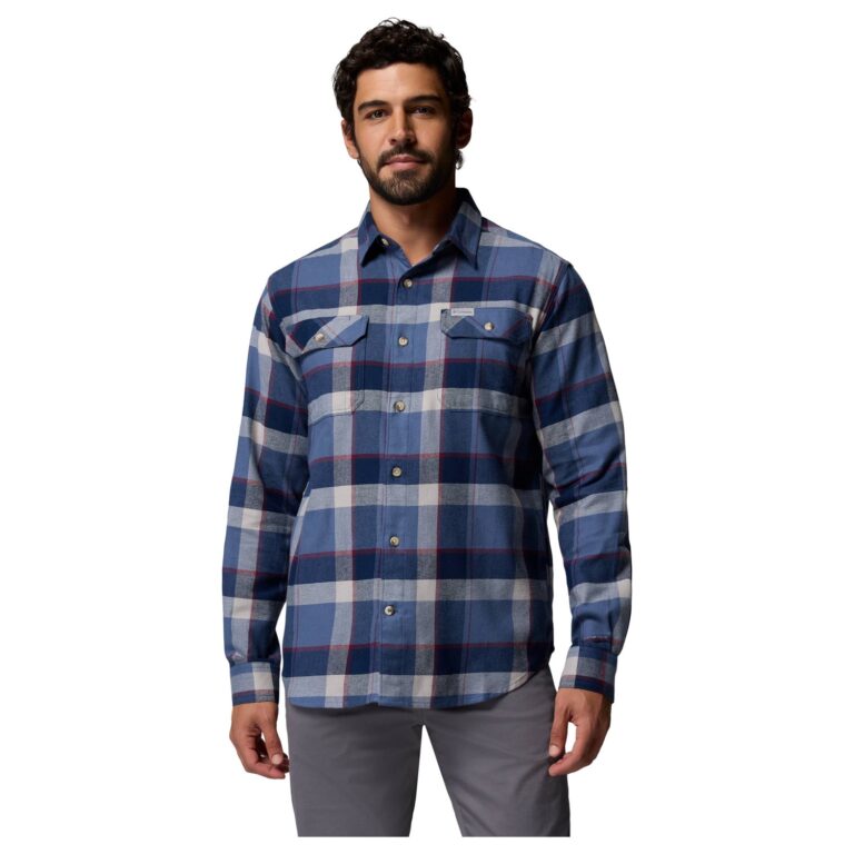 Columbia Flare Gun Stretch Flannel Herre M Blå Skjorter