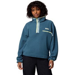 Columbia Helvetia II Cropped Half Snap Fleece Dame XS Blå Fleece