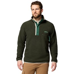 Columbia Helvetia II Half Snap Fleece Herre M Grøn Fleece