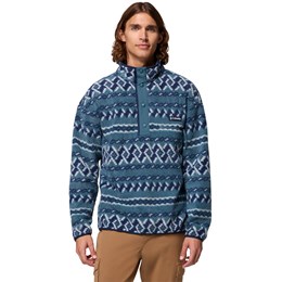 Columbia Helvetia II Printed Half Snap Fleece Herre M Blå Fleece