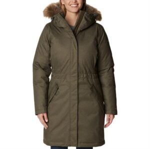 Columbia Juniper Ridge Down Parka Womens, Olive Green