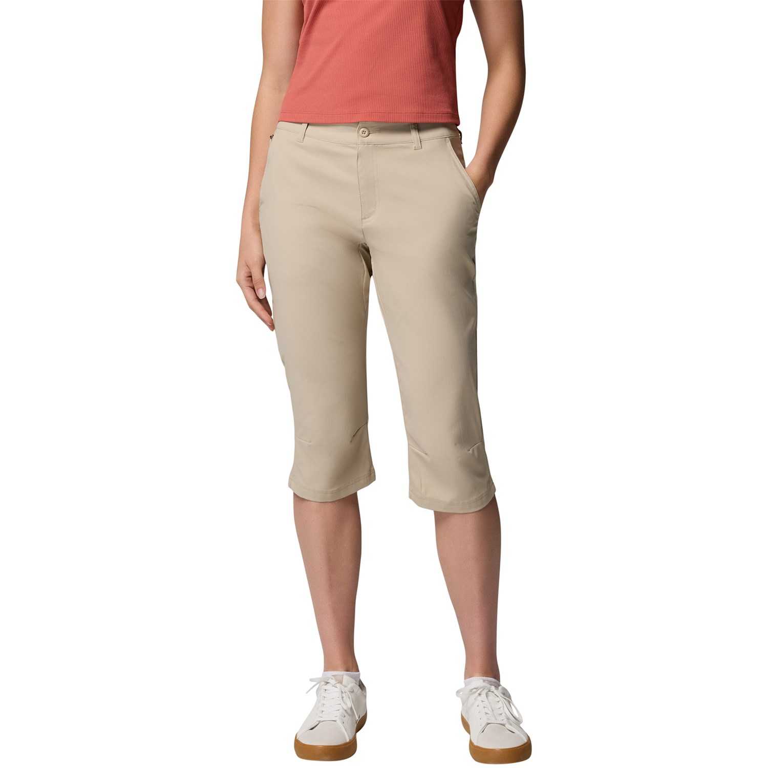 Columbia Leslie Falls Knee Pant Dame US 8 Hvid Outdoor shorts