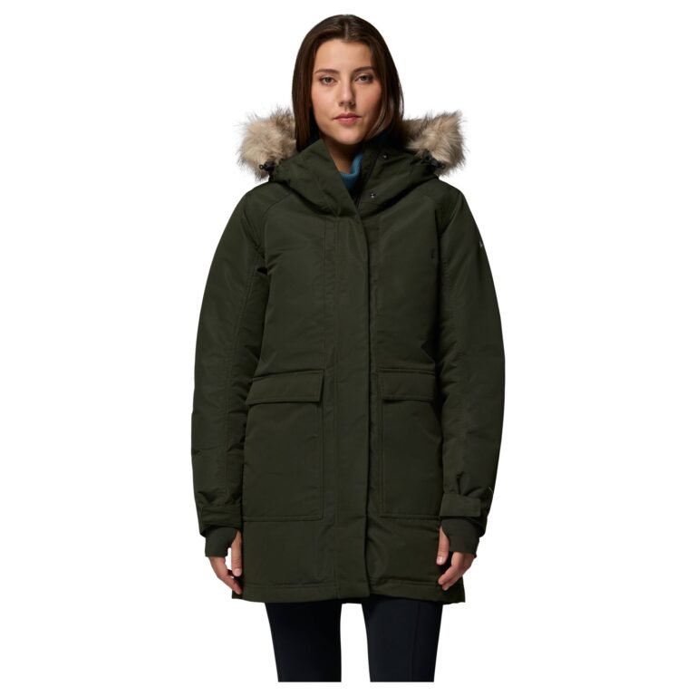 Columbia Little Si II Waterproof Parka Dame S Grøn Fiberjakker