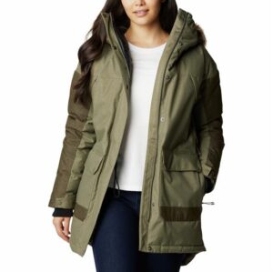 Columbia Mount Si Down Parka Womens, Stone Green