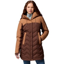 Columbia Mountain Croo III Mid Down Jacket Dame XL Brun Dunjakker