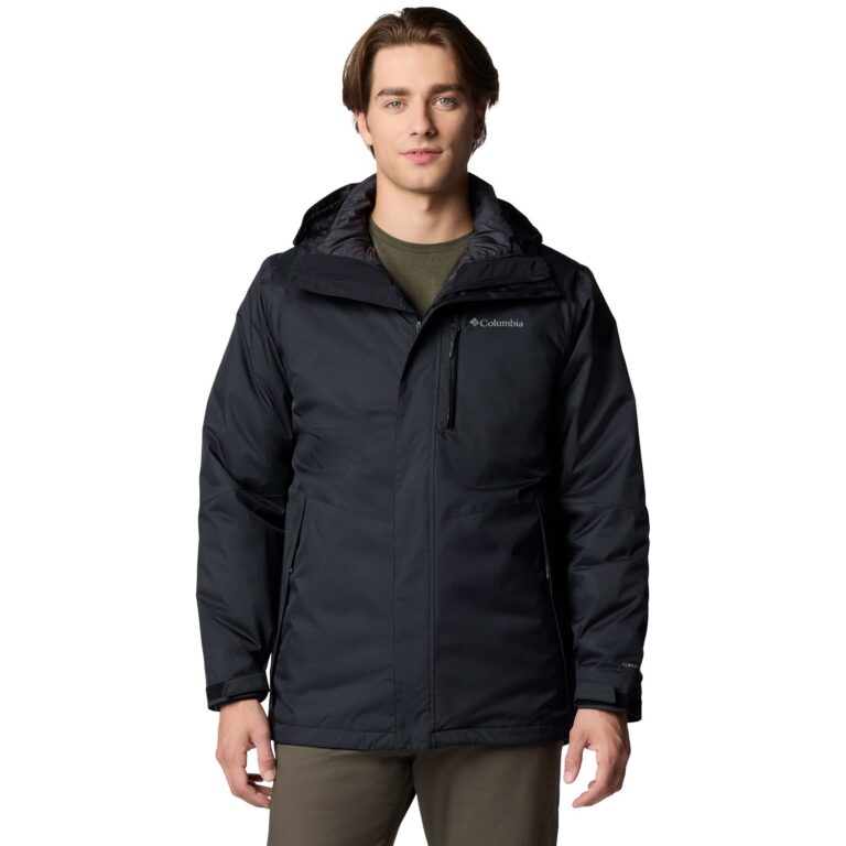 Columbia Oak Harbor Interchange Jacket Herre S Sort Fiberjakker