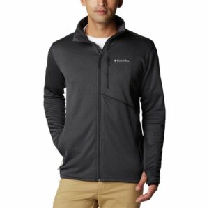 Columbia Park View Fleece Full Zip Mens, Black Heather