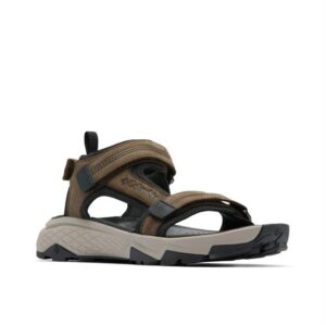 Columbia Peakfreak Rush Sandal Leather Mens, Cordovan / Pebble