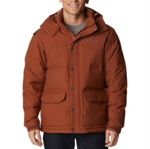 Columbia Rockfall II Down Jacket Mens, Dark Amber