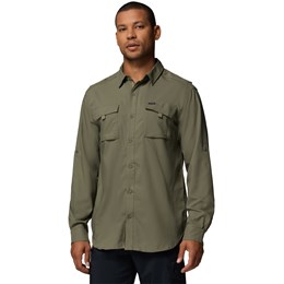 Columbia Silver Ridge Utility II LS Shirt Herre S Grøn Skjorter
