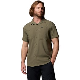 Columbia Silver Ridge Utility II SS Herre M Grøn Skjorter