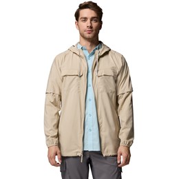 Columbia Skien Valley Hooded LS Shirt Herre L Beige Skjorter