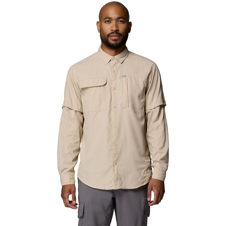 Columbia Skien Valley Long Sleeve Shirt Herre M Hvid Skjorter