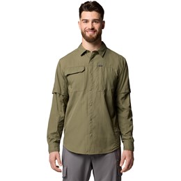 Columbia Skien Valley Long Sleeve Shirt Herre S Grøn Skjorter